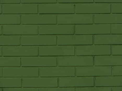 Old Green Brick Building Surface.