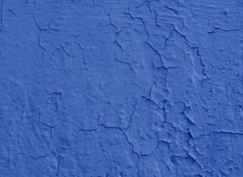 Space for text. Blue wall in close-up.