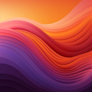 Artistic and classic 3D abstract background of colorful flowing liquid or wave patterns with vignette effect. Art painting of wave pattern. Retro and vintage design. High quality photo