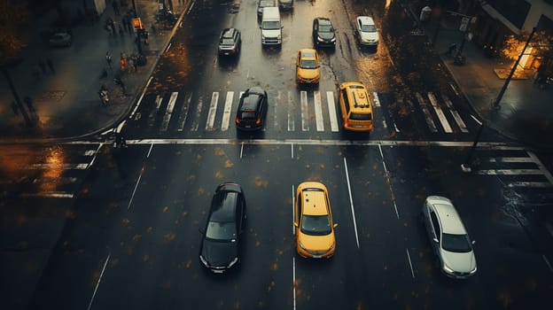 Traffic in the big city. High quality photo