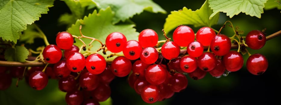 currant bush. selective focus. food Generative AI,