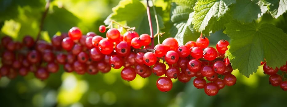 currant bush. selective focus. food Generative AI,