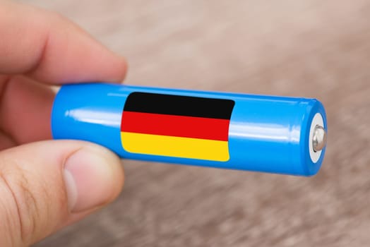 Production of batteries in Germany concept