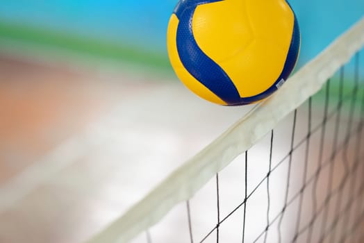 Concept of playing volleyball, championship, competition