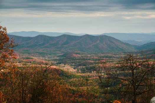 View of Walker Mountain in Autumn, Virginia
