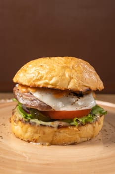 Gastronomic Delight, A Symphony of Savory Flavors in the Perfect burger Masterpiece