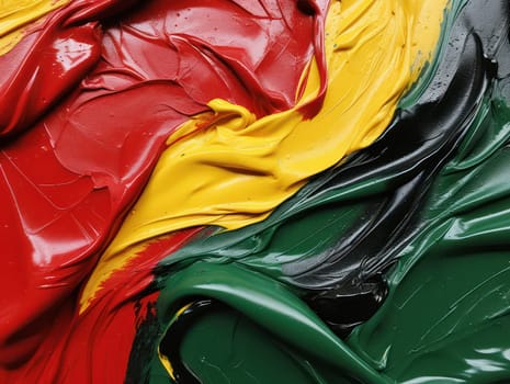Colorful Abstract Flag of Europe: A Realistic Macro Shot of a National Symbol waving in the Wind Against a Silk-like Texture