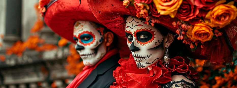 Holiday of death in Spain people. Selective focus. People.