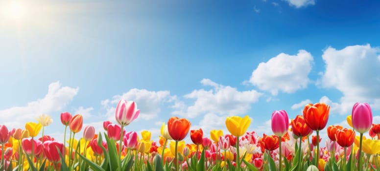A bouquet of pink tulips arranged elegantly on a polished wooden surface, emphasizing contrast and natural beauty.