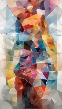 Colorful abstract background. AI generated
