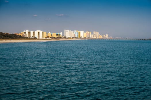 View of Myrtle Beach, South Carolina During a Sunny Day