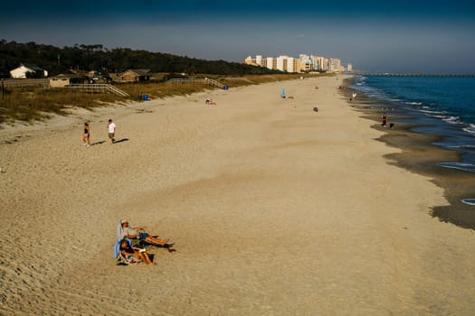 View of Myrtle Beach, South Carolina During a Sunny Day