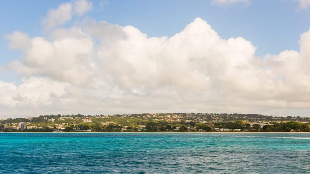 Barbados Island's Sandy Paradise Beach, Caribbean Island