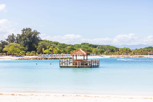 Labadee exotic tropical beach, Haiti, Caribbean Sea