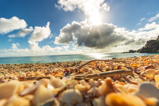 Peaceful beach in Saint Barthélemy (St. Barts, St. Barth) Caribbean