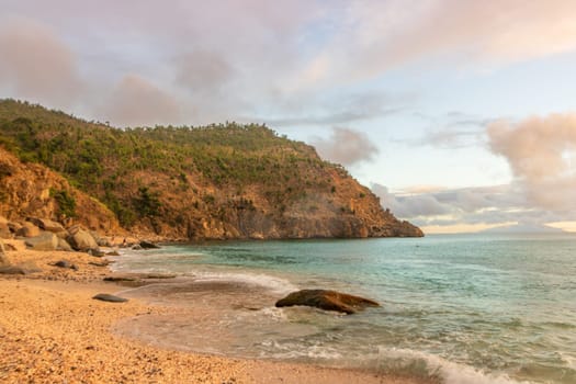 Peaceful beach in Saint Barthélemy (St. Barts, St. Barth) Caribbean