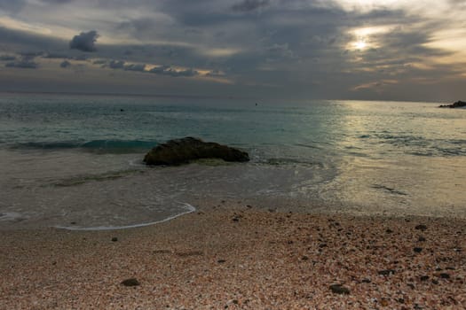 Peaceful beach in Saint Barthélemy (St. Barts, St. Barth) Caribbean