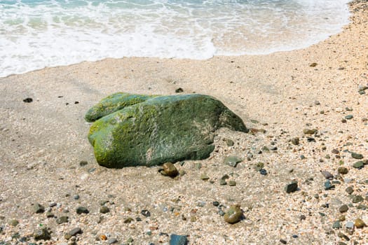 Peaceful beach in Saint Barthélemy (St. Barts, St. Barth) Caribbean