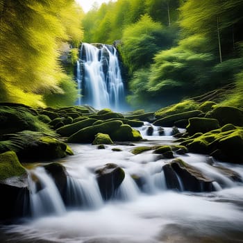 the Enchanting Cascades of the Old-Growth Forest