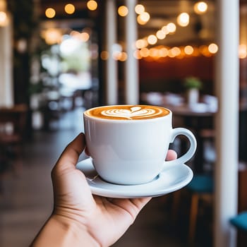 Coffee Bliss: Embracing the Warmth of a Hand-Held Cup