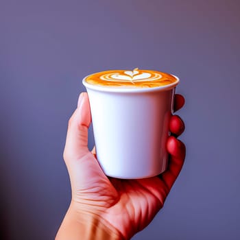 Morning Delight: Embracing the Aroma of a Hand-Held Coffee Cup