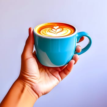 Hand Holding a Coffee Cup, Savoring Every Sip