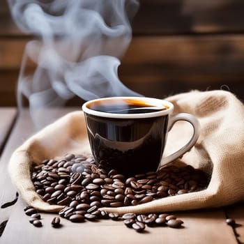 Coffee Being Poured into a Cup