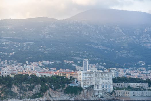 The Oceanographic Museum or Musee Oceanographique in Monte Carlo, Principality of Monaco, French Riviera