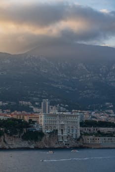 The Oceanographic Museum or Musee Oceanographique in Monte Carlo, Principality of Monaco, French Riviera