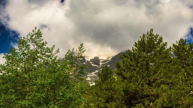 Mountain landscape of Corsica Island, France