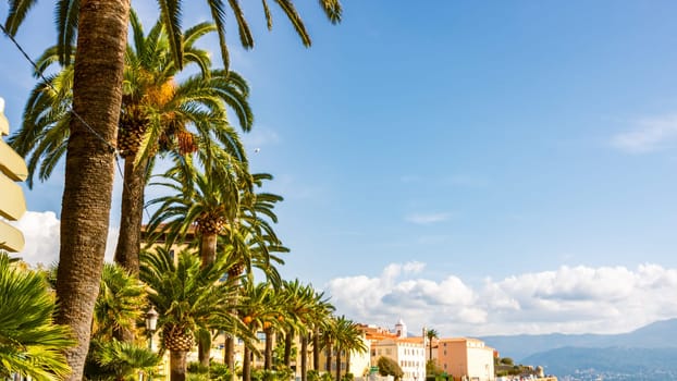 Central square Foca in Ajaccio, Corsica island, France