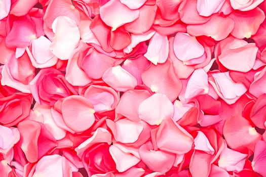 Capture the essence of romance with tender pink rose petals, providing the perfect backdrop for expressing love on Valentines Day. Ample space for your heartfelt text.