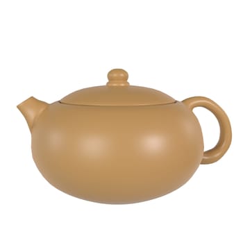 Clay Teapot isolated on white background. High quality 3d illustration