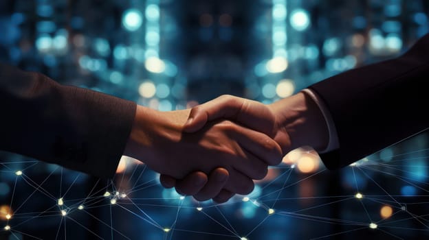 Successful Business Handshake: Trust, Cooperation, and Success amid a Digital Network