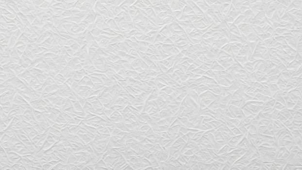 White crumpled paper texture background. Close-up of white paper sheet.