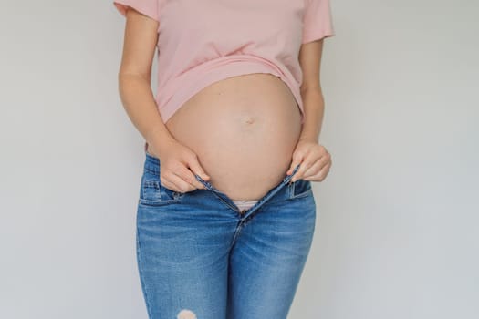 Struggling with jeans. Embrace comfort with maternity wear designed for your growing belly.