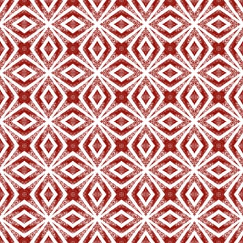 Arabesque hand drawn pattern. Wine red symmetrical kaleidoscope background. Textile ready cute print, swimwear fabric, wallpaper, wrapping. Oriental arabesque hand drawn design.