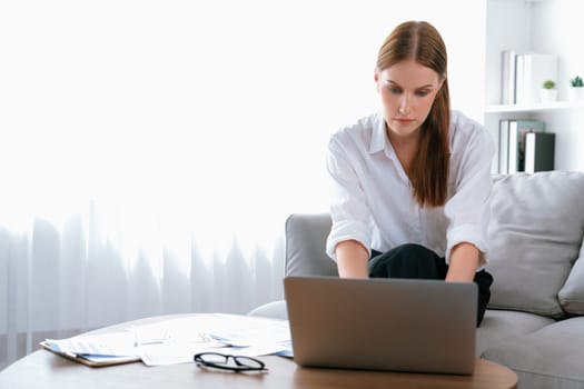 Stressed young woman has financial problems with credit card debt to pay utmost show concept of bad personal money and mortgage pay management crisis.