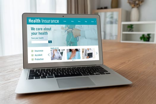 Health insurance web site modish registration system for easy form filling