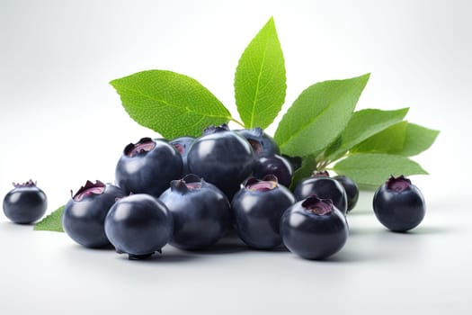 Cherry on background. Juicy red cherry, fresh and sweet. Generated AI