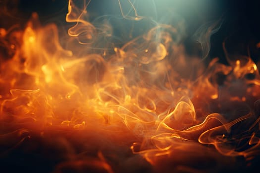 Abstract background with flames and bokeh in the background.