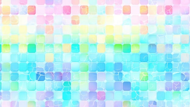 abstract background with squares mosaic tile, ai