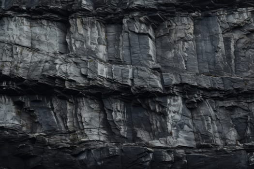 Nature's Textured Tapestry: Abstract Rock Patterns on Old Cliff Wall