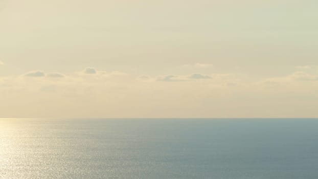 Sun reflections in the Cantabrian Sea, Basque Country.