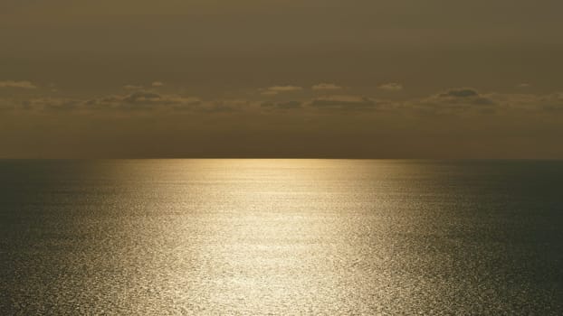 Sun reflections in the Cantabrian Sea, Basque Country.