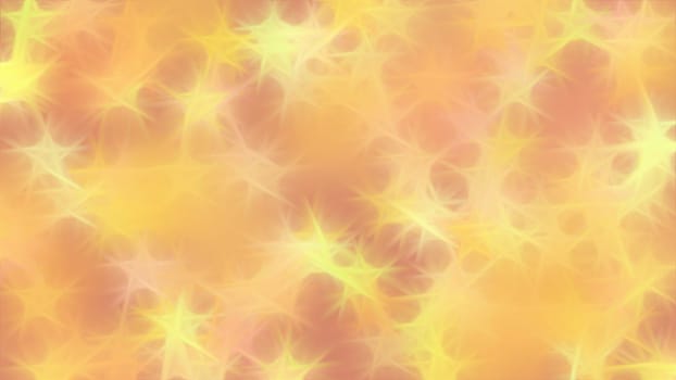 Abstract and colorful decorative background with bright stars