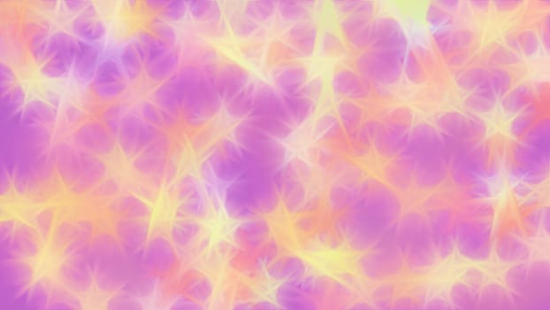 Abstract and colorful decorative background with bright stars