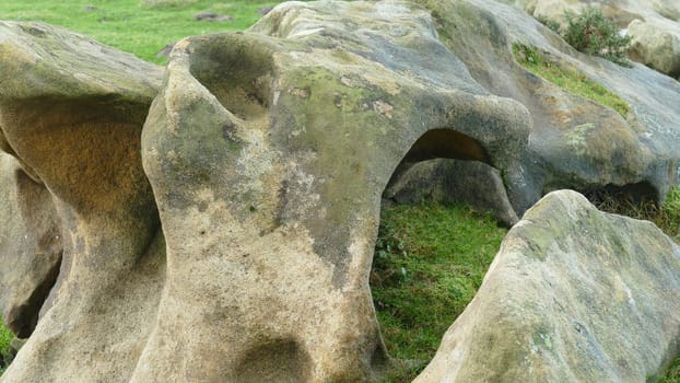 Sandstone on top of a mountain