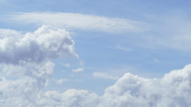 Clouds in the blue sky