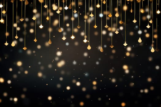 Happy new year frame banner. Generative AI.